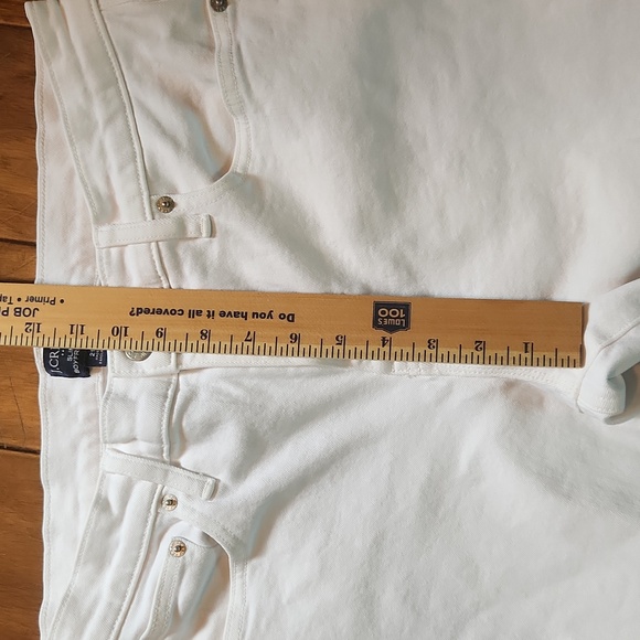 J. Crew white, slim boyfriend jeans in excellent condition! - Picture 9 of 11